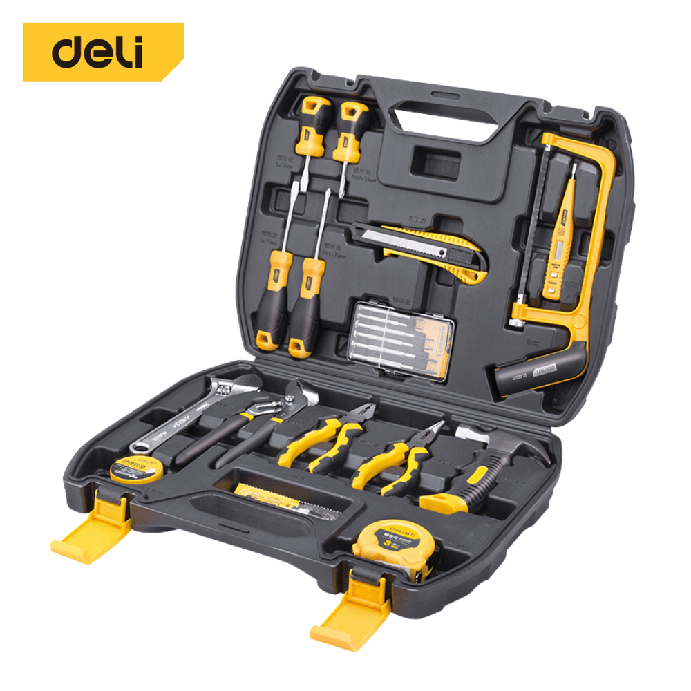 ชุดเครื่องมือช่าง DELI DL1021-BK-01 21ชิ้น